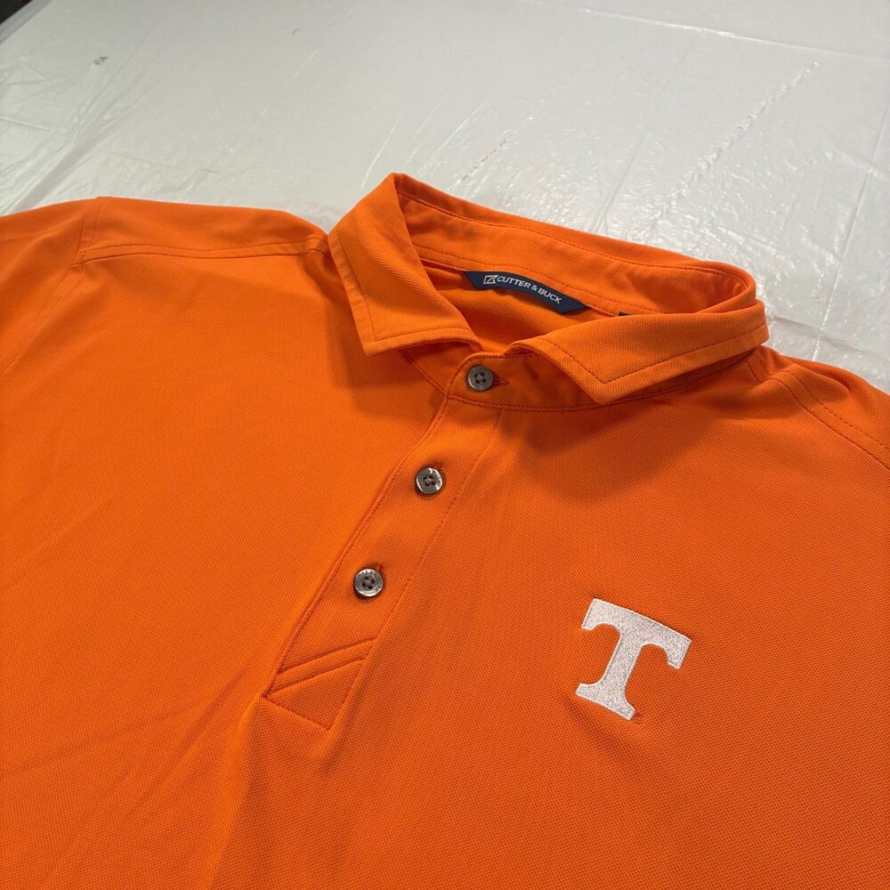Tennessee Volunteers Cutter & Buck Polo Orange Men's XL NCAA College